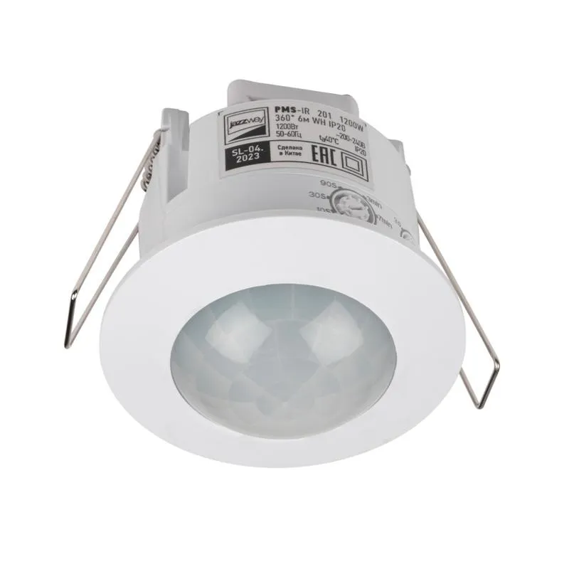 Датчик движения PMS-IR 201 1200Вт 360град. 6м IP20 WH 5012950