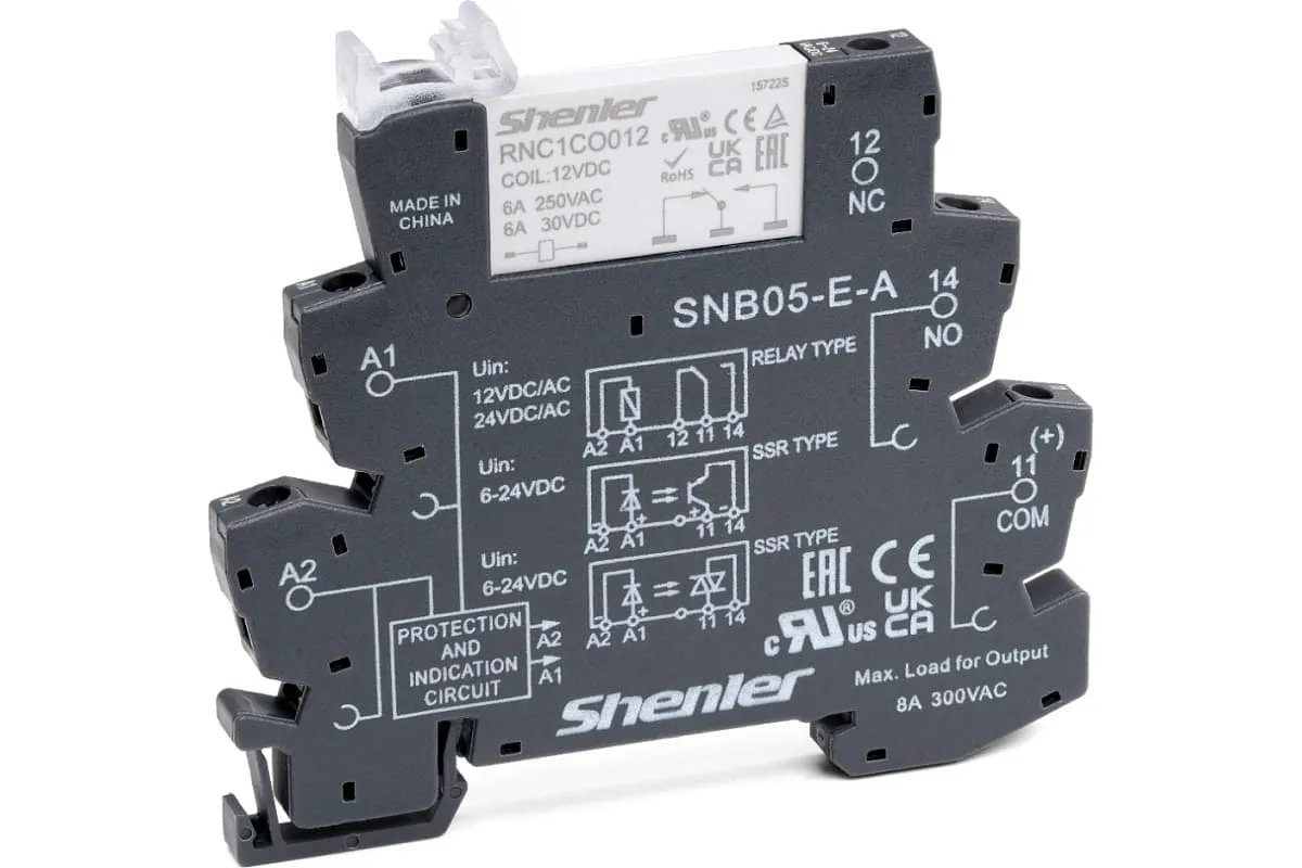 Реле с колодкой RNC1CO060A+SNC05-E-D