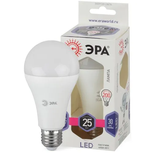 Лампочка светодиодная STD LED A65-25W-860-E27 E27 / Е27 25Вт груша холодный дневной свет Б0035336