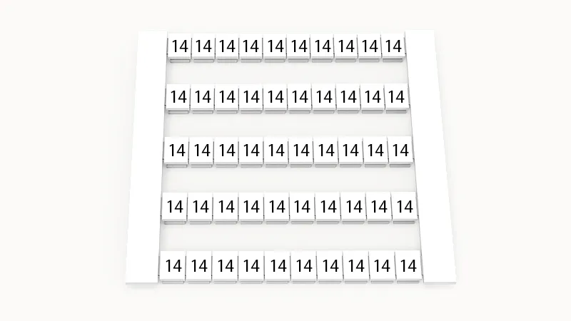 Маркировка (в кассетах) DEK5-50P-19-88Z(H)