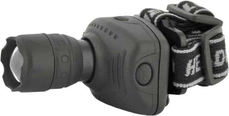 Фонарь налобный LED 5354 1Вт LED ZOOM 3 режима 3хR03 сер. 11549