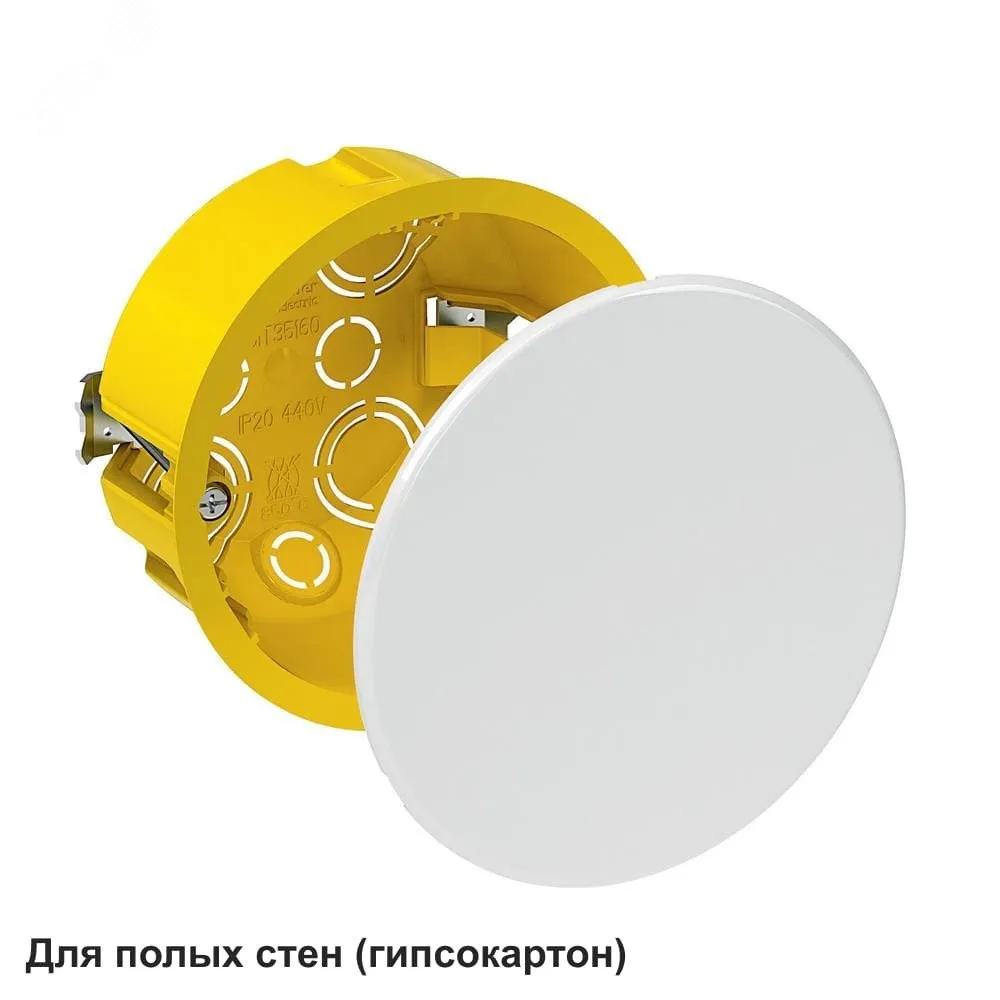 КОРОБКА РАСПРЕДЕЛИТЕЛЬНАЯ ДЛЯ ПОЛЫХ СТЕН 80(77)X45 DIY C3(3) IMT351601