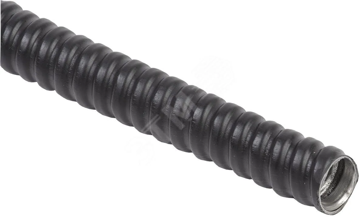 ELASTA Металлорукав Р3-ЦПнг-18 с протяжкой черный (50м) CMP10-18-050