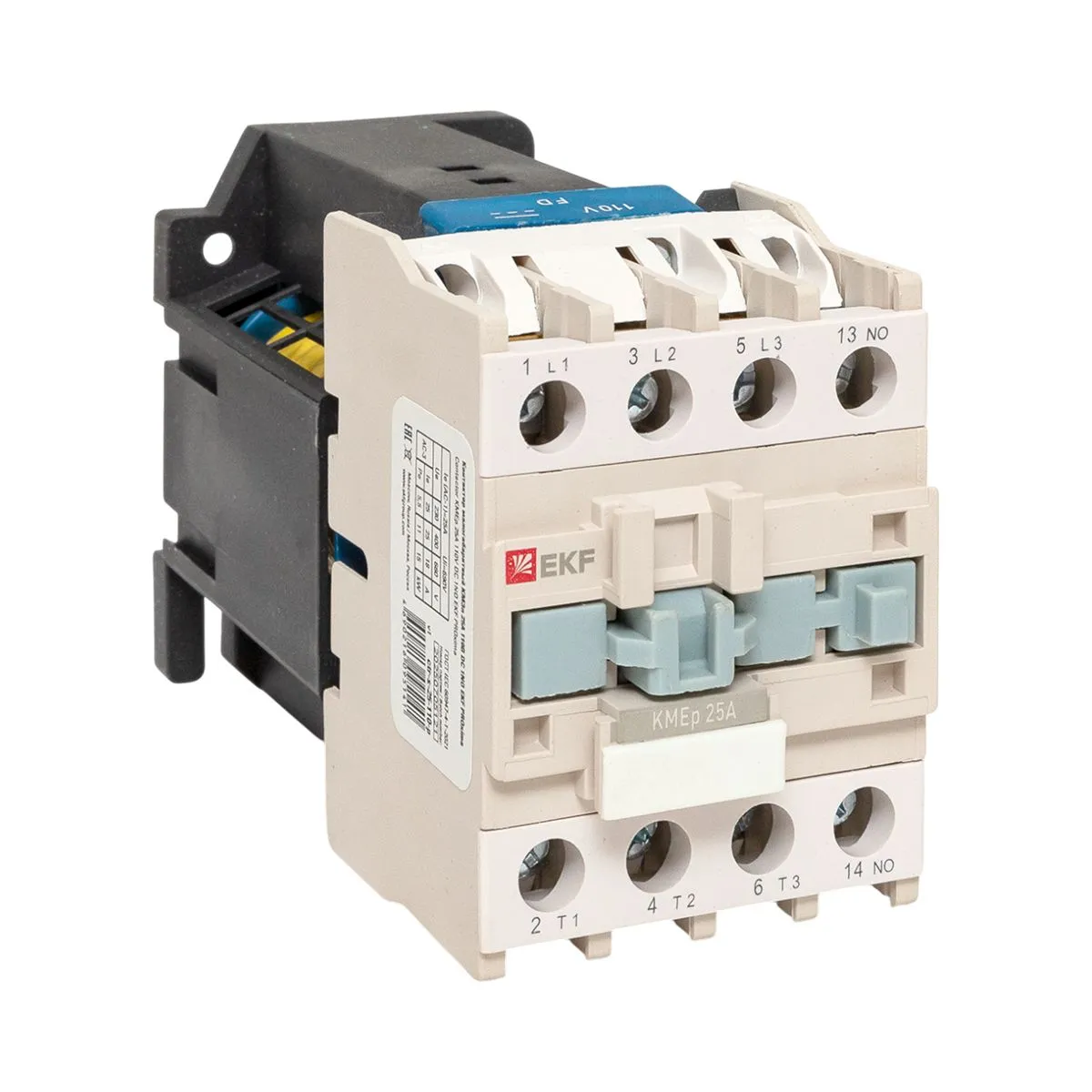 Контактор КМЭп 25А кат. 110В DC 1НО PROxima ctr-s-25-110-p