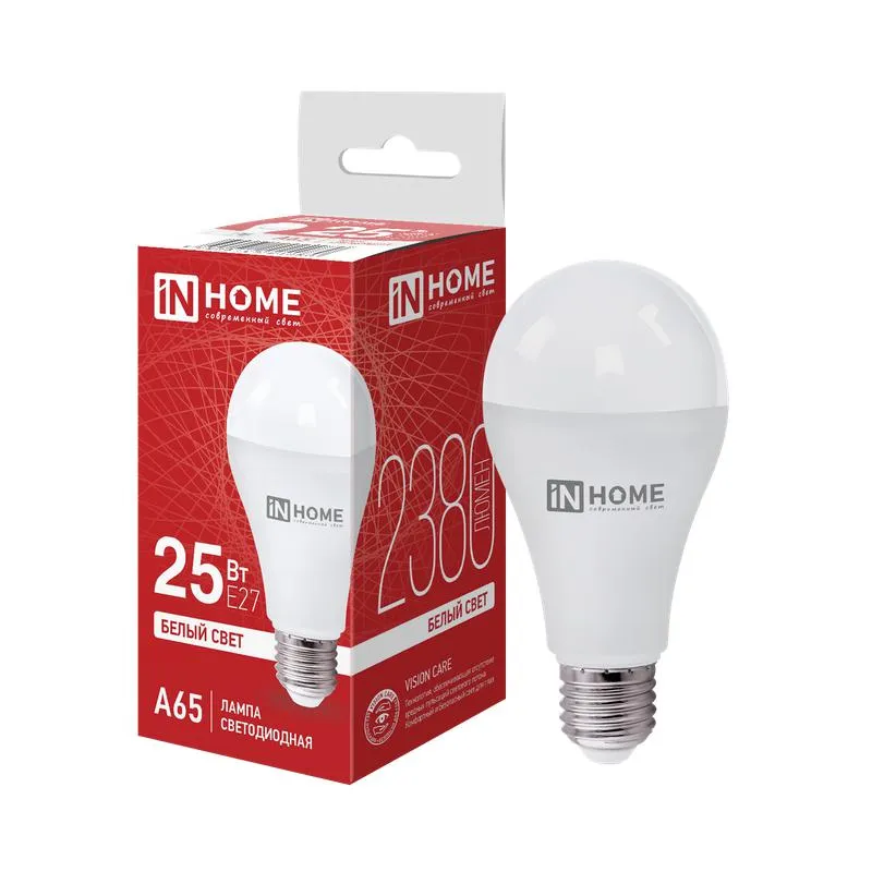 Лампа светодиодная LED-A65-VC 25Вт грушевидная 4000К нейтр. бел. E27 2380лм 230В 4690612024080