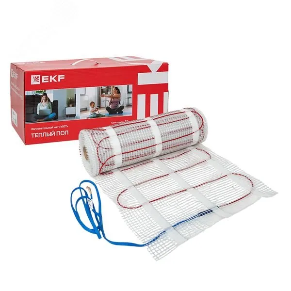 Комплект "Теплый пол" (мат) "Уют" 9кв.м. 1350Вт PROxima nm2-1350-9