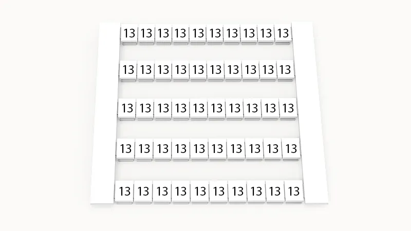 Маркировка (в кассетах) DEK5-50P-19-87Z(H)