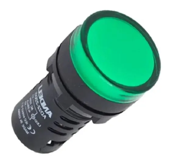 ЛАМПА AD16-22DS(LED)МАТРИЦА D22ММ ЗЕЛЕНЫ
