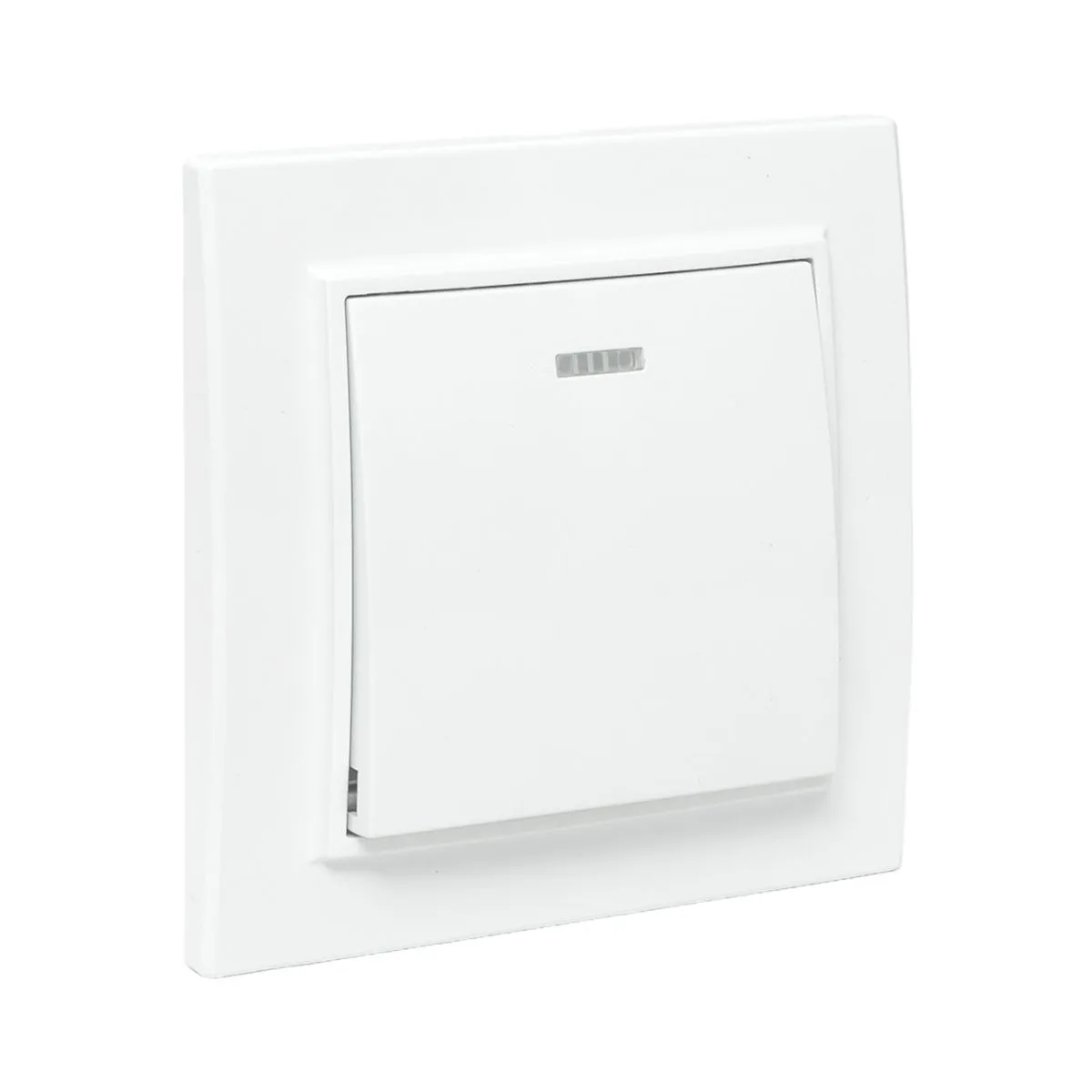 Выключатель 1-кл. СП Минск 10А IP20 с индикатором бел. Basic ERV10-121-10