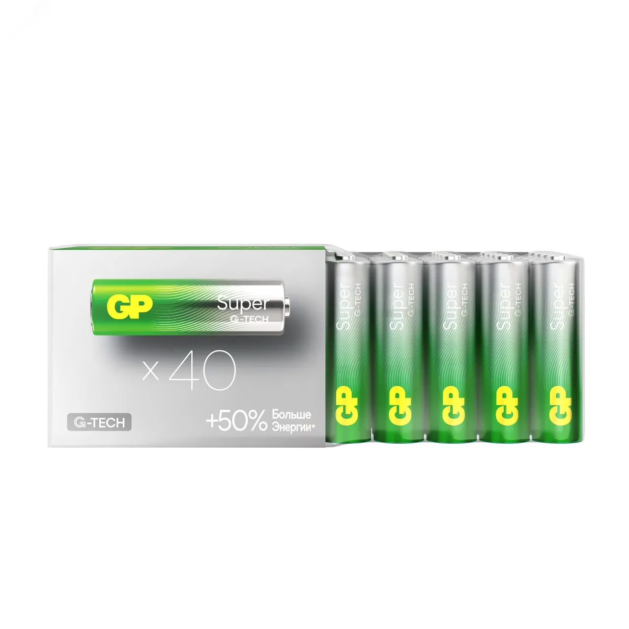 Батарейка алкалиновая GP Super Alkaline 15А АA - 30 шт. в пленке 1209