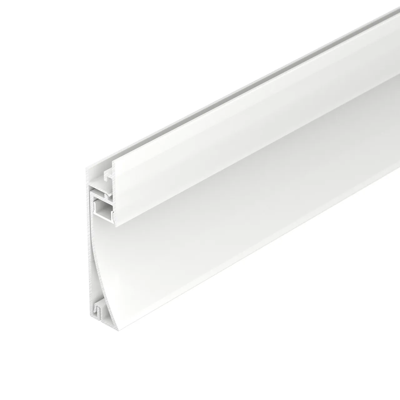 Профиль PLINTUS-H58-F-2000 WHITE 045297