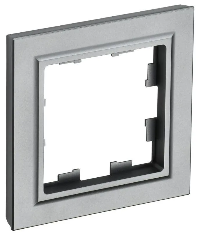 Рамка 1-м BRITE РУ-1-БрС сталь BR-M12-K46