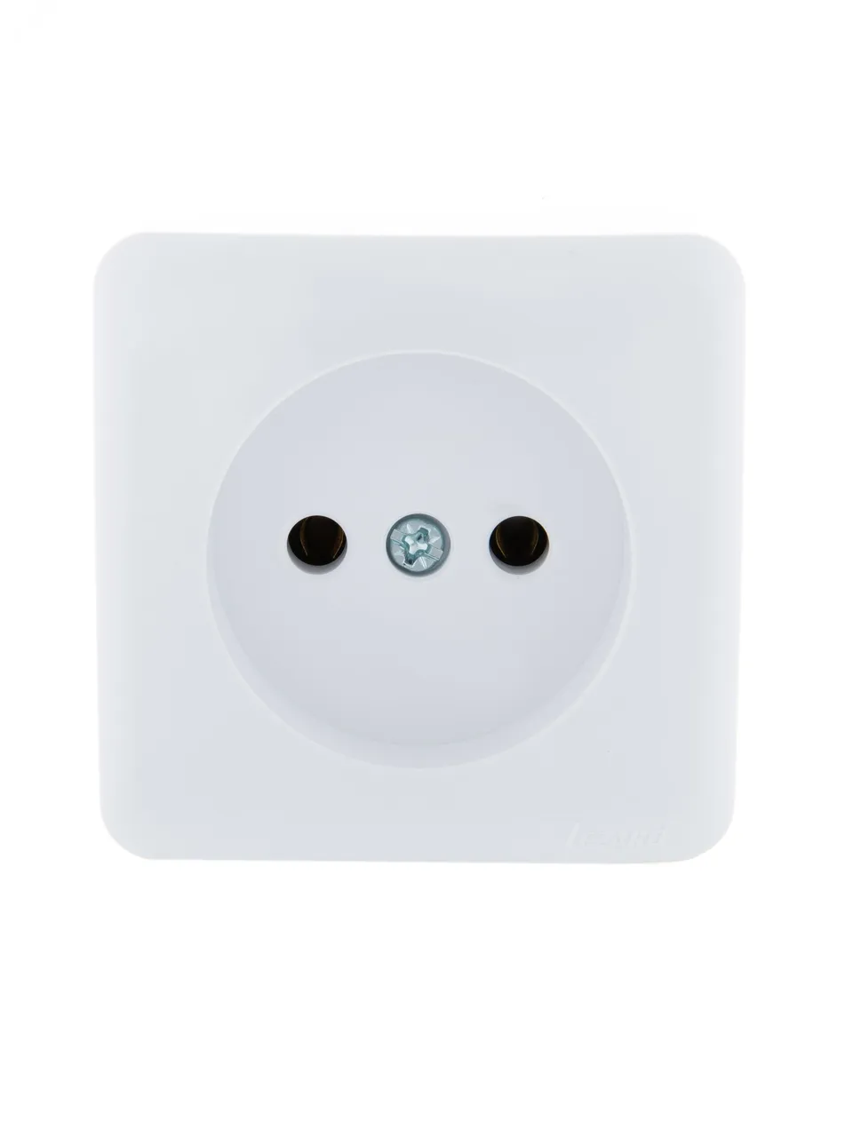Розетка 1-м ОП Viola 16А IP20 без заземл. бел. 751-0200-121