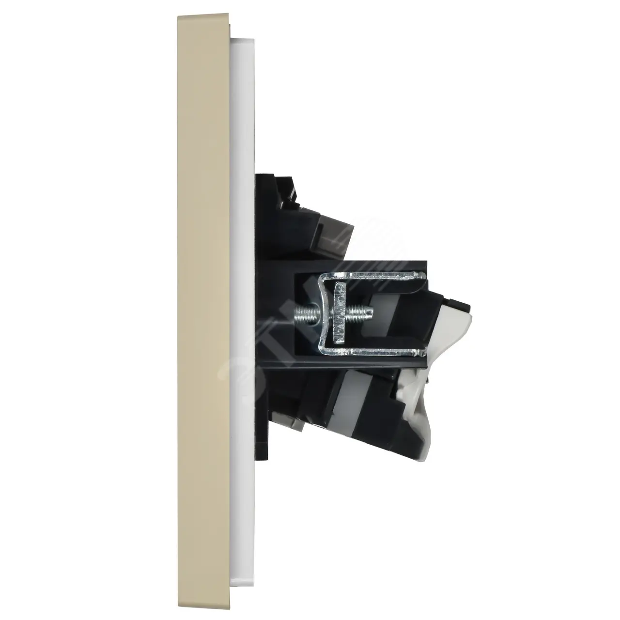 FORTE&PIANO Розетка двойная RJ11+RJ45 кат.5E FP435 ваниль IEK FP-KT20-O-1-K10