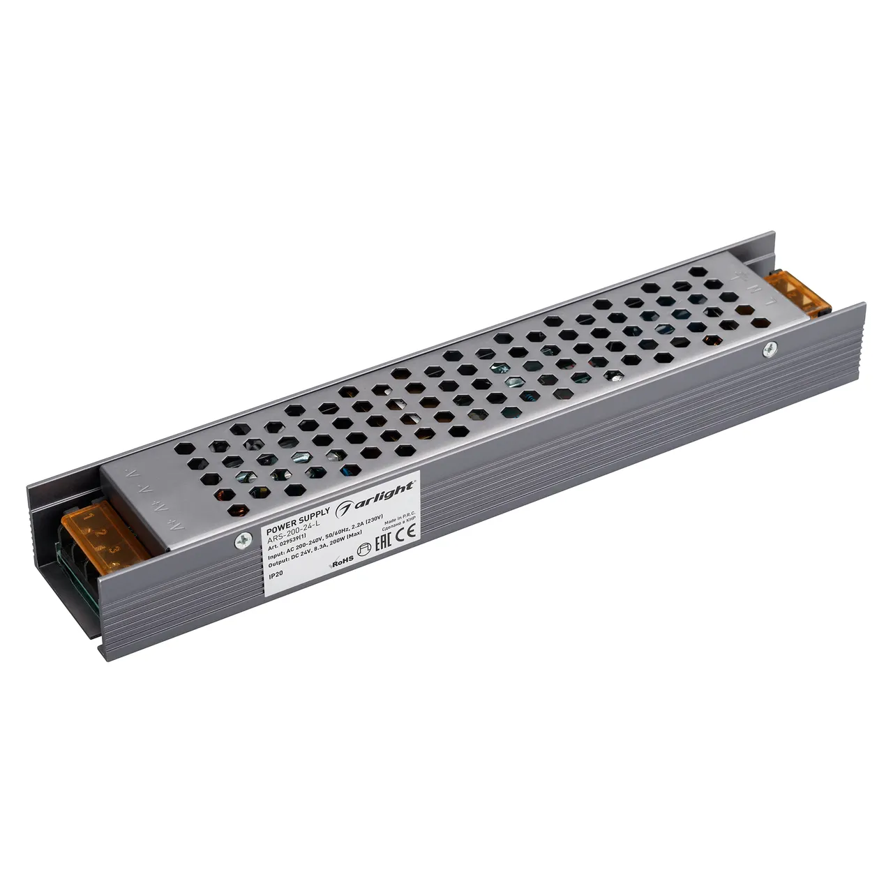 Блок питания ARS-200-24-L (24V, 8.3A, 200W) 029539(1)