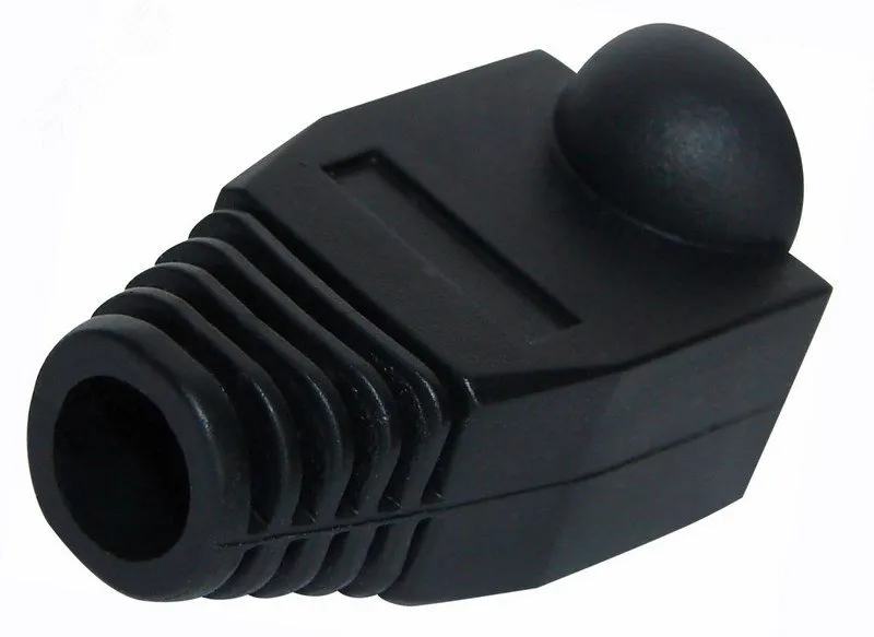 Колпачок изолирующий для разъемов RJ-45, черный 05-1210