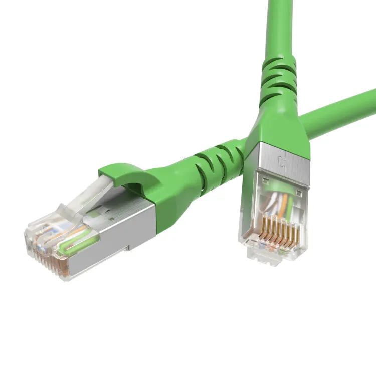 Патч-корд экранированный CAT5E F/UTP 4х2, LSZH, зелёный, 5.0м RN5EFU4550GN