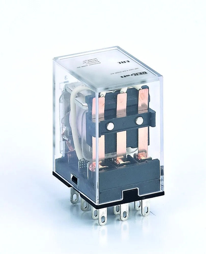 Промежуточное реле 3 конт. с LED инд. 10А 230В AC ПР-102 23933DEK