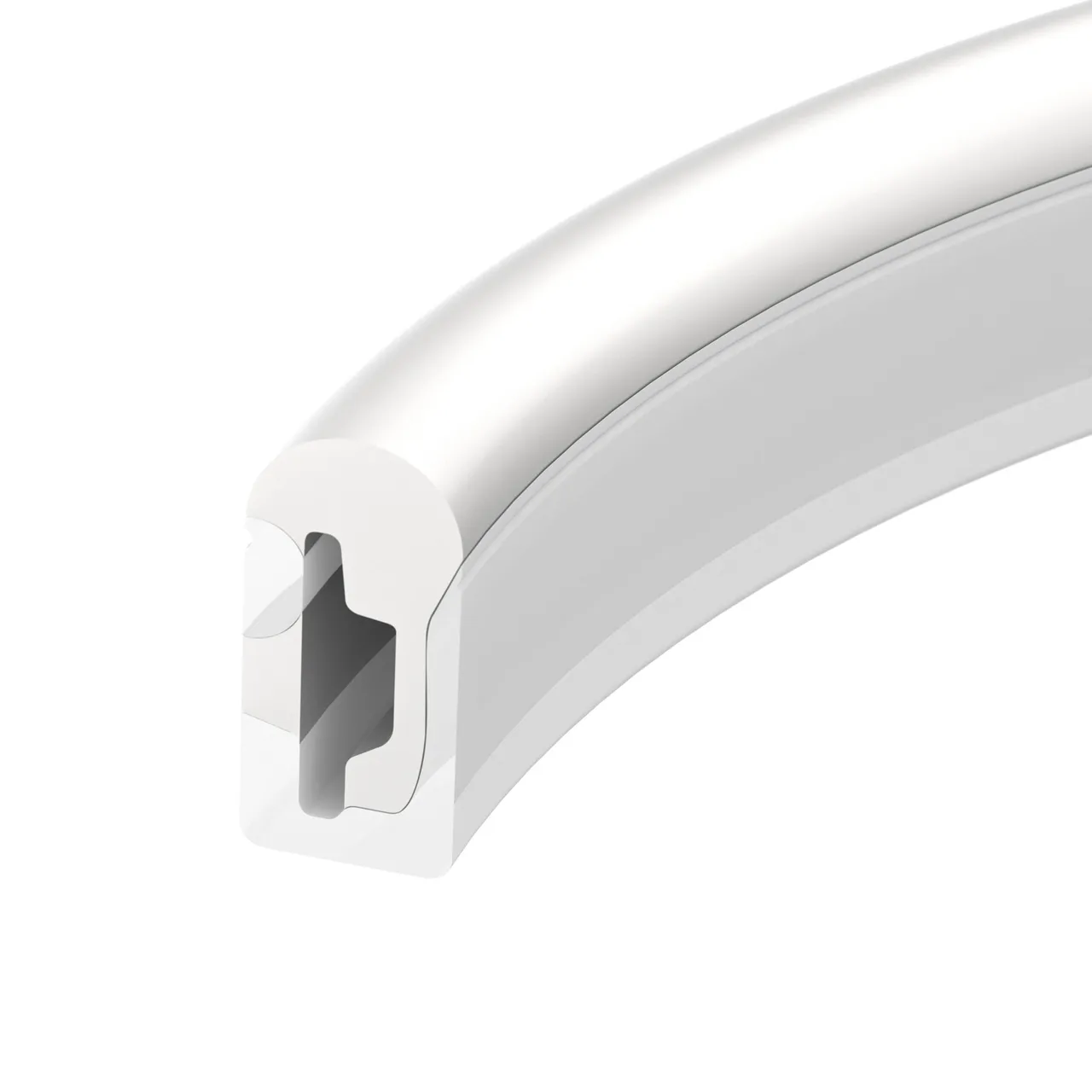 Силиконовый профиль WPH-FLEX-0613-SIDE-S8-5m WHITE 040265