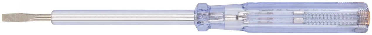 Отвертка индикаторная, белая ручка, 100-500 В, 190 мм 56529