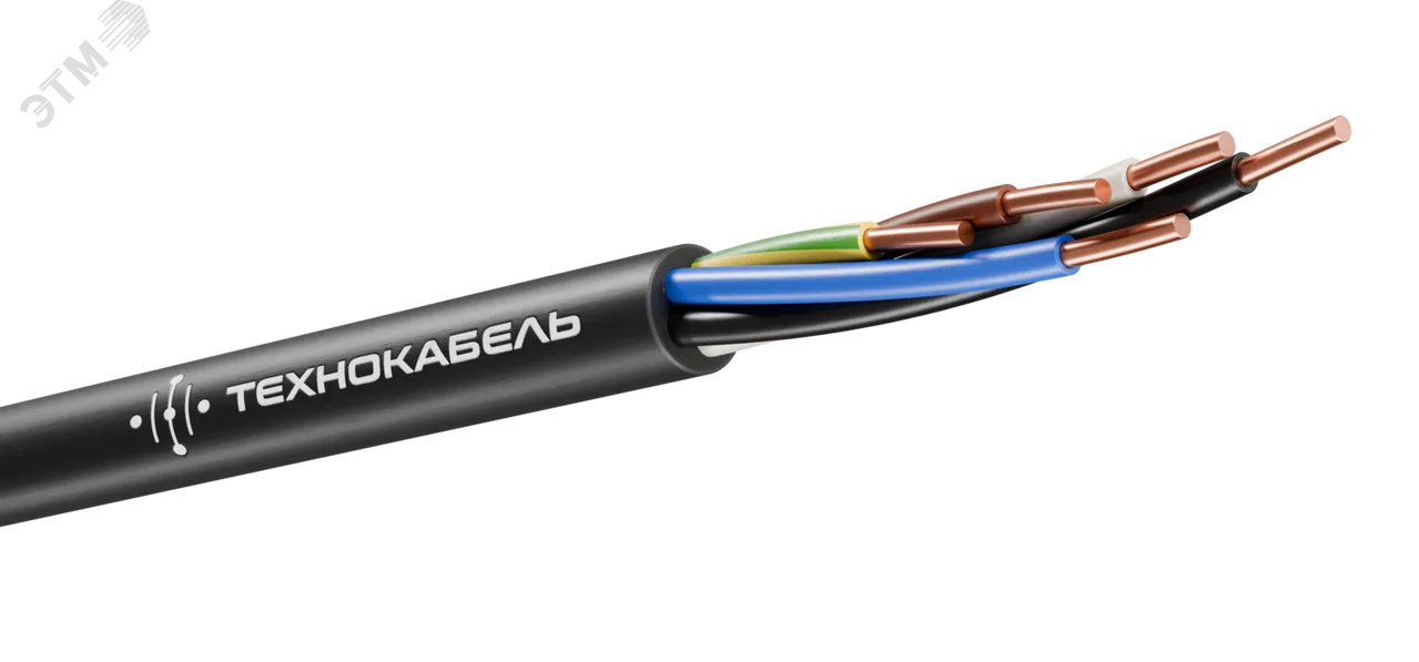 Кабель силовой ВВГнг(А)-LS 5Х6 ок(N.PE)-0.660 ТРТС 00-00148335
