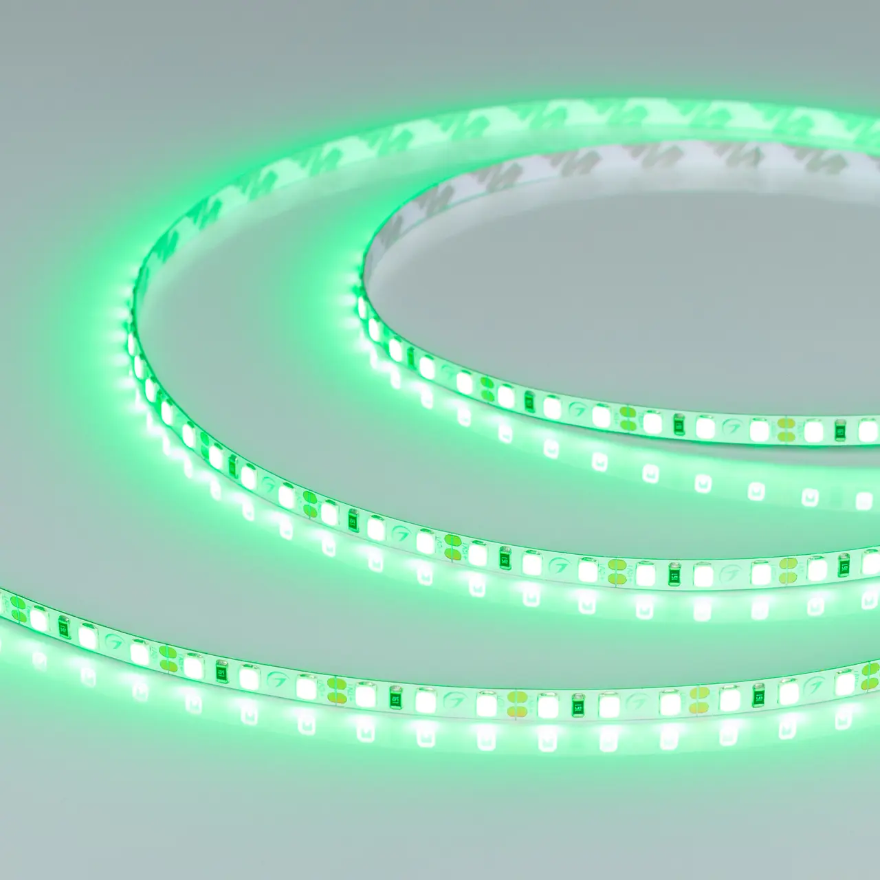 Лента RT-A120-5mm 12V Green (9.6 W/m, IP20, 2835, 5m) 015007(2)