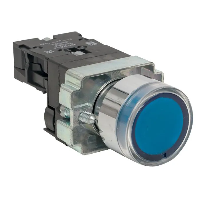 Кнопка BA61 с подсветкой 230В синяя NO PROxima xb2-bw61-230