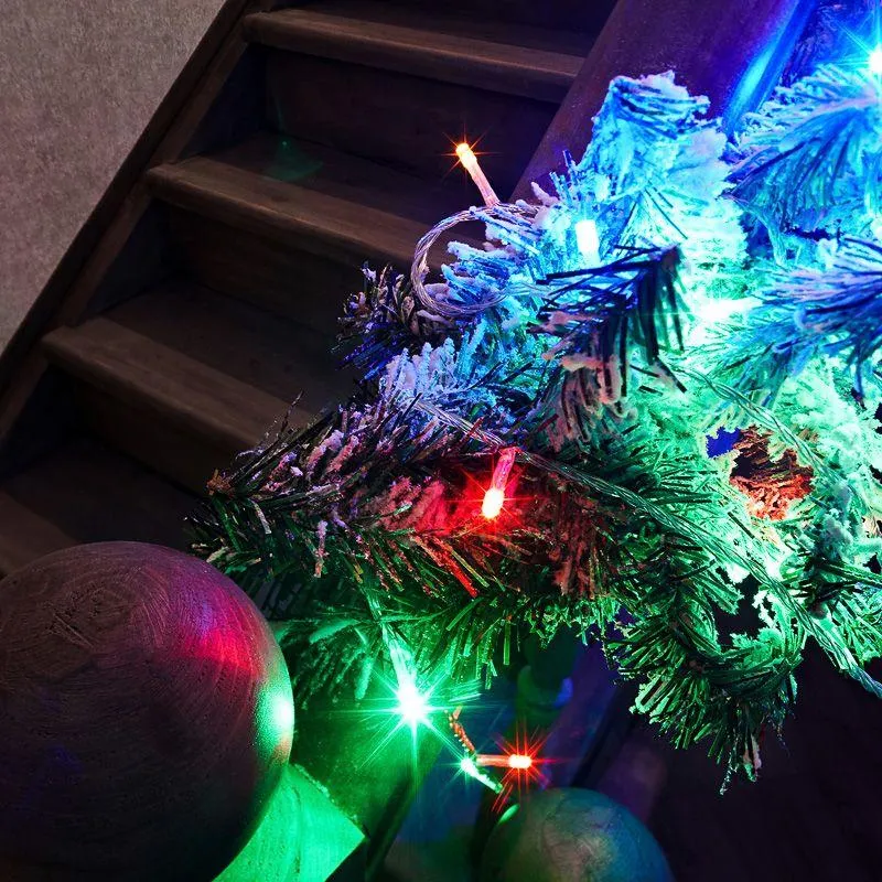 Гирлянда Твинкл Лайт 15 м, прозрачный ПВХ, 120 LED, цвет Мультиколор 303-199