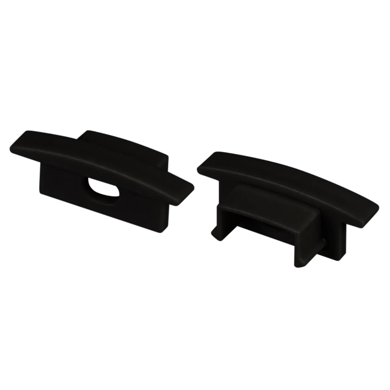 Заглушка LINE-2308-F BLACK с отверстием 040320