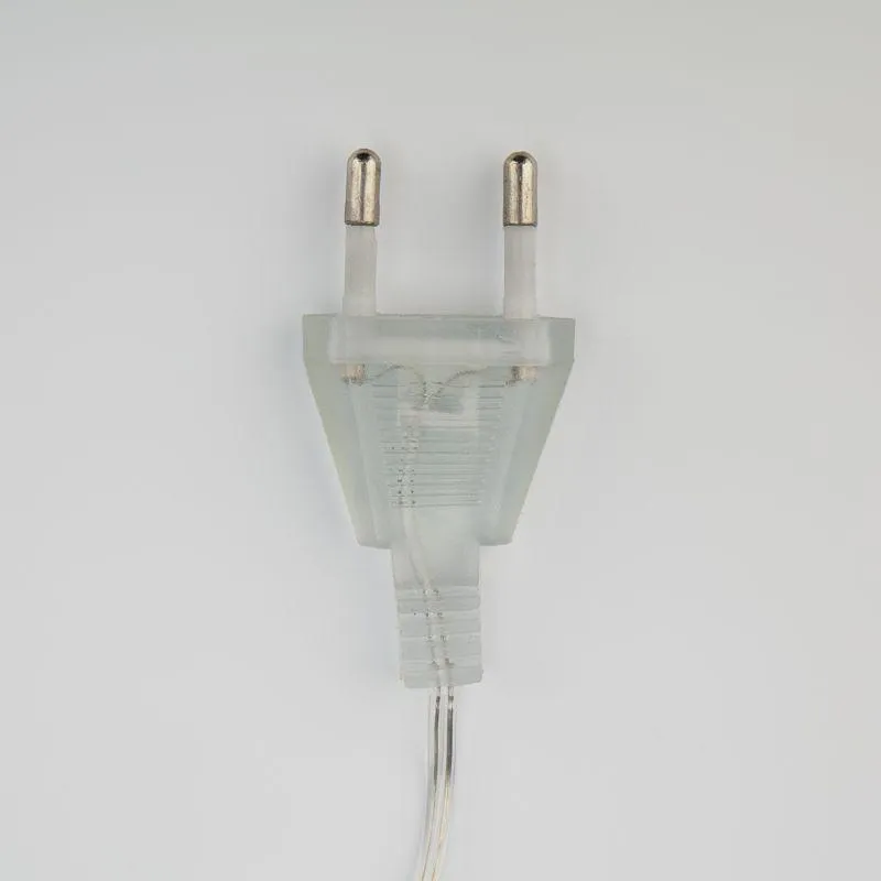 Гирлянда светодиодная "Айсикл" (бахрома) "Сосульки" 1.5х0.25м 10LED бел. 0.51Вт IP20 провод прозр. 303-068