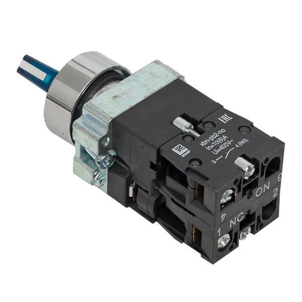 Переключатель BD21 2P c синей подсветкой 230В NO PROxima xb2-bk21-b-230