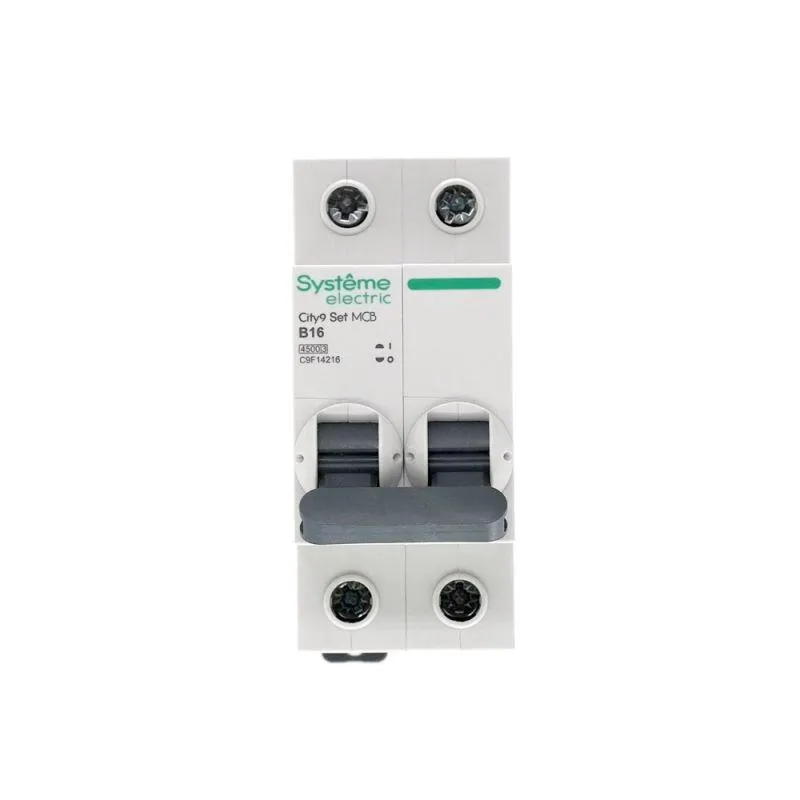 Выключатель автоматический модульный 2п B 16А 4.5кА City9 Set 230В SE C9F14216