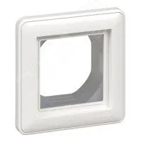 W59 AQUA 1-постовая РАМКА, IP44, СЛОНОВАЯ КОСТЬ KD-1B-28