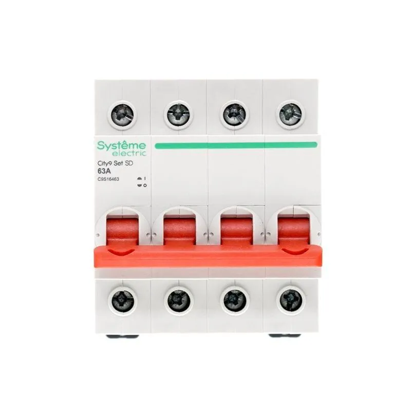 Выключатель нагрузки 4п 63А 400В City9 Set SE C9S16463