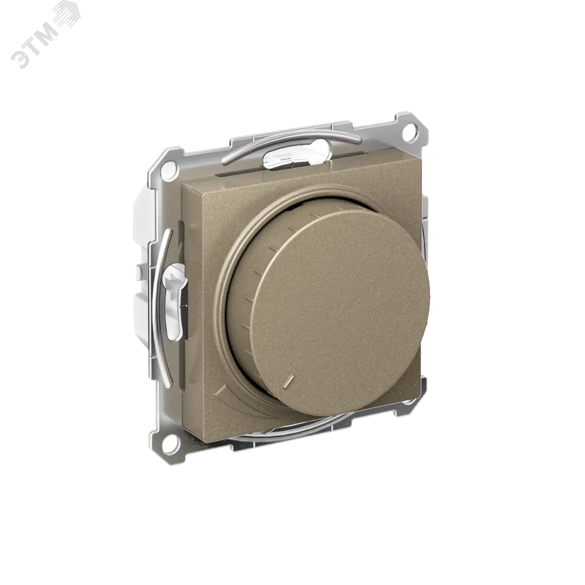 ATLASDESIGN СВЕТОРЕГУЛЯТОР (диммер) повор-нажим, LED, RC, 400Вт, мех., ШАМПАНЬ C3(5) ATN000523