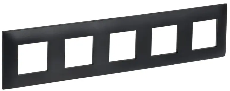 SKANDY Рамка 5-местная SK-F05Bl черный IEK SK-M52-K02