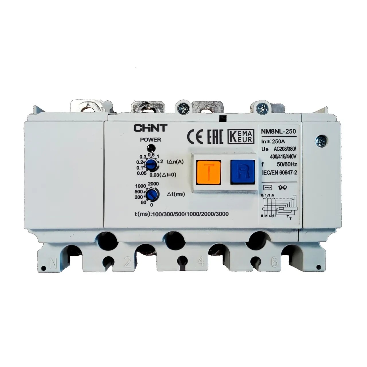 Диф. модуль  NM8NL-250 4P RCD1 449982