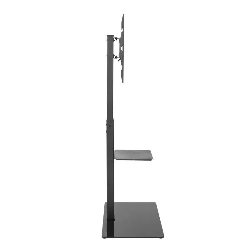 Стойка напольная с кронштейном для телевизора 32"-55", с дополнительной полкой для медиа-оборудования, серия Profi 38-0317