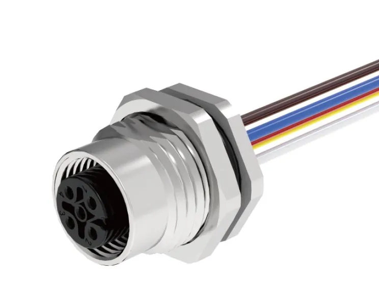 Розеточный разъем в панель, M12, M12A05C-FRHS-UC0.5