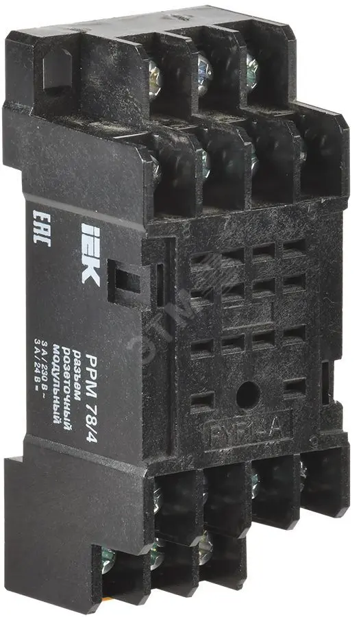 Разъем РРМ78/4(PYF14A) для РЭК78/4(MY4) модульный ИЭК RRP20D-RRM-4