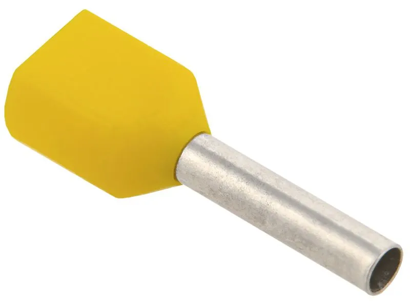 Наконечник НШВИ(2) 1.0-10 желт. (уп.100шт) UTE10-D2-3-100