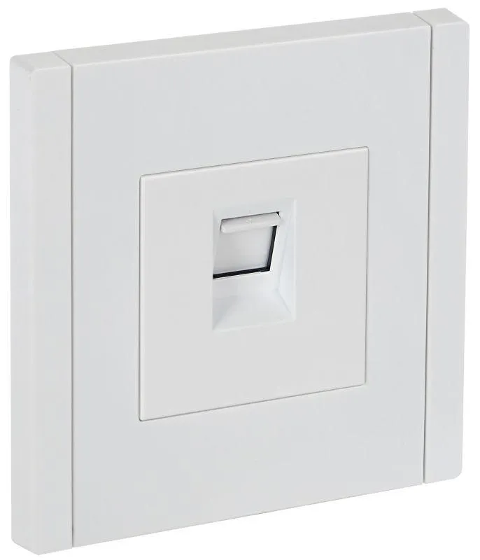Розетка компьютерная RJ45 кат.5E FORTE&PIANO FP232 бел. IEK FP-K10-1-K01