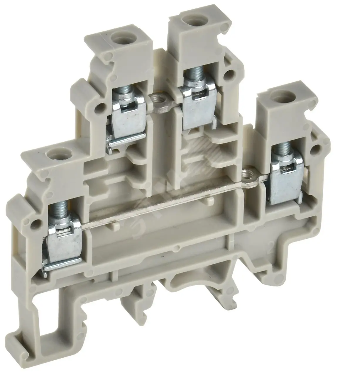 Колодка клеммная CTS-ML 2 ур. 4мм2 серая YCT13-00-2-K03-004