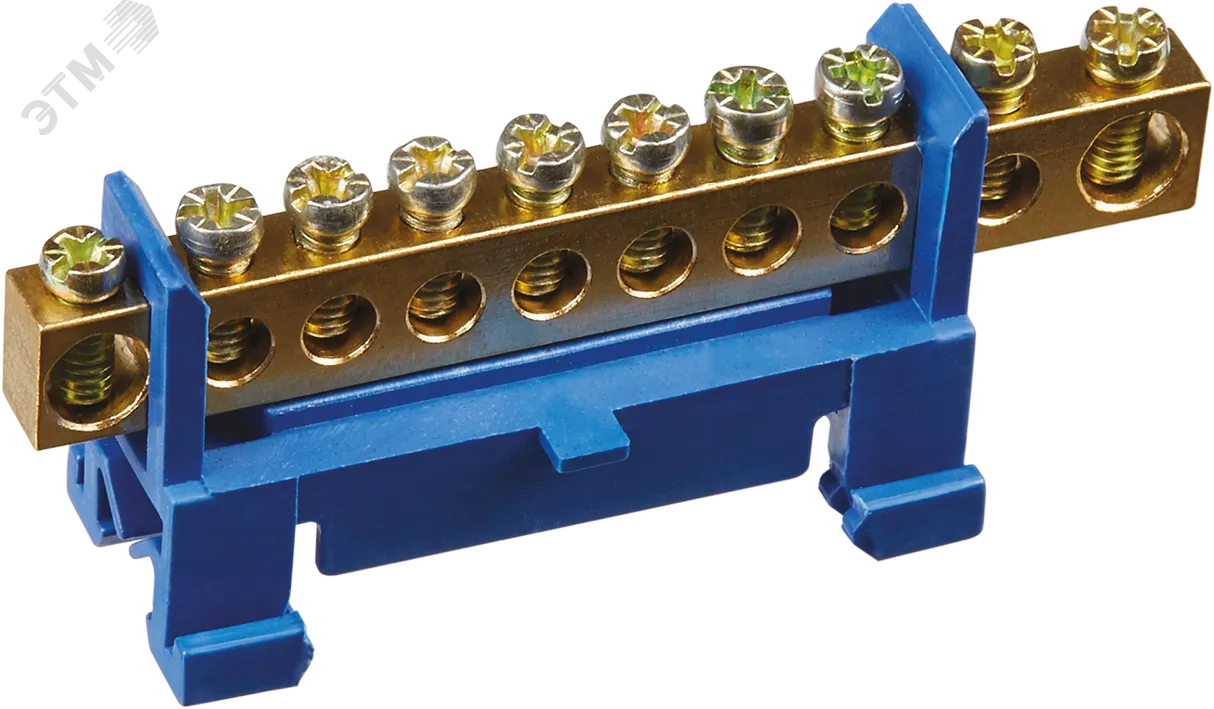 Шина нулевая на DIN-изоляторе тип Стойка NBB-M69-10P/B 17318