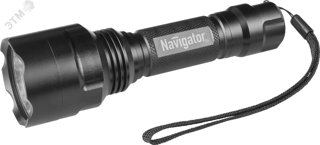 Фонарь светодиодный NPT-P03-18650 1 LED CREE 10Вт аккумуляторный металл 19145
